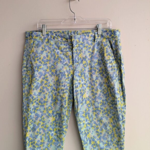 GAP Pastel Abstract Print Skinny Khaki Ankle Pants - Picture 3 of 8